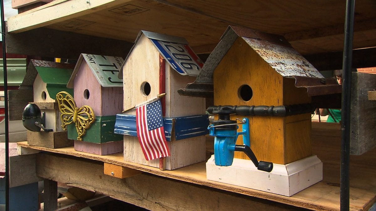 Junk-a-New Birdhouses on NPT's Tennessee Crossroads