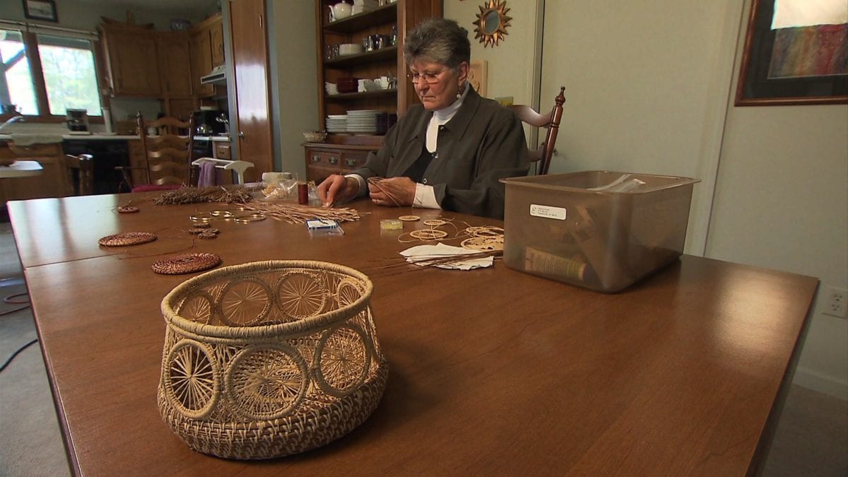 Sharron Eckert - Pine Needle Basket Maker on NPT's Tennessee Crossroads