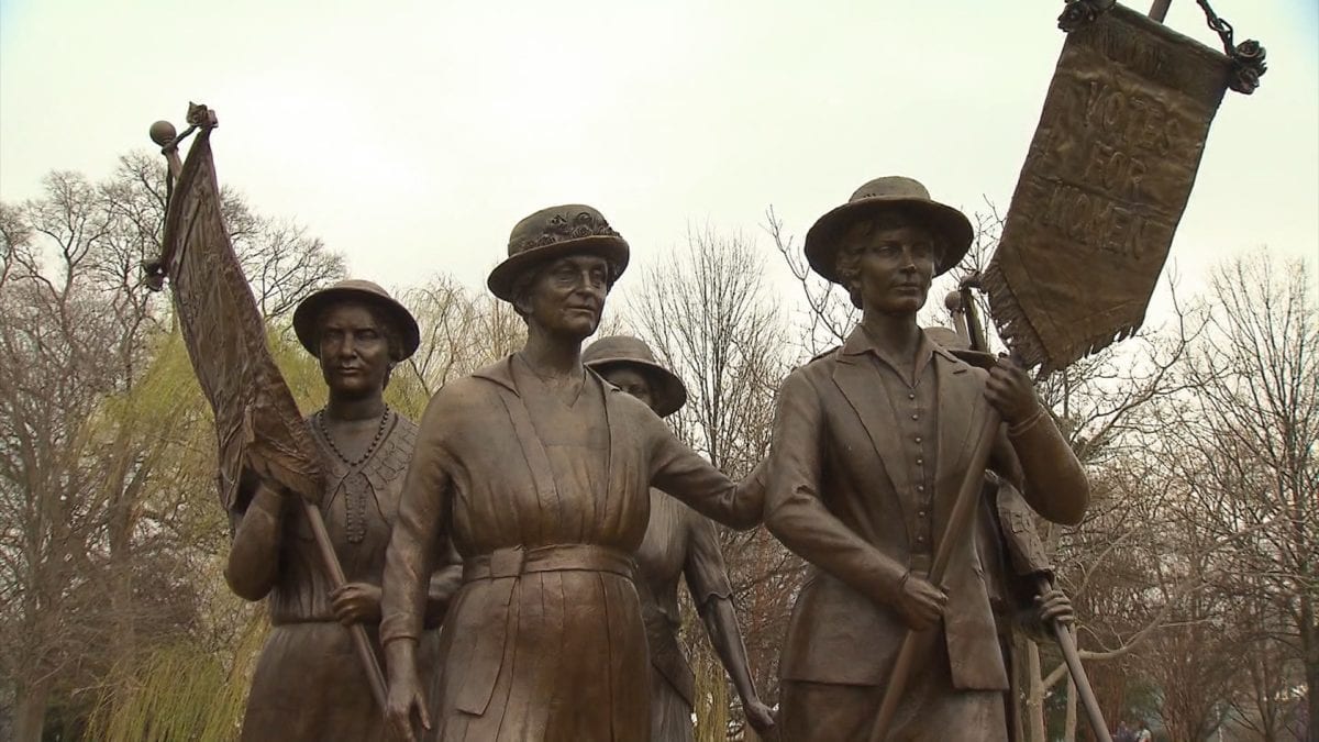 Tennessee Woman Suffrage Monument on NPT's Tennessee Crossroads