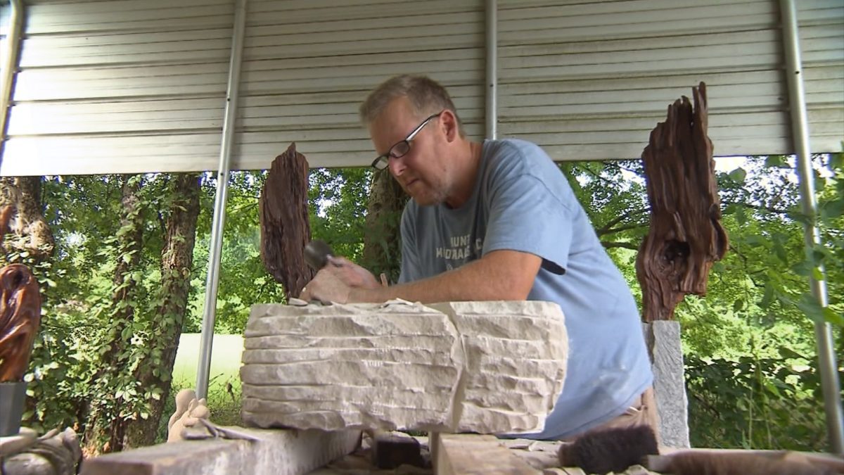 Charlie Hunt - Stone Carver on NPT's Tennessee Crossroads